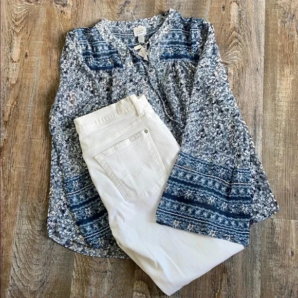 Cupio Sheer Boho  blouse - Picture 3 of 6